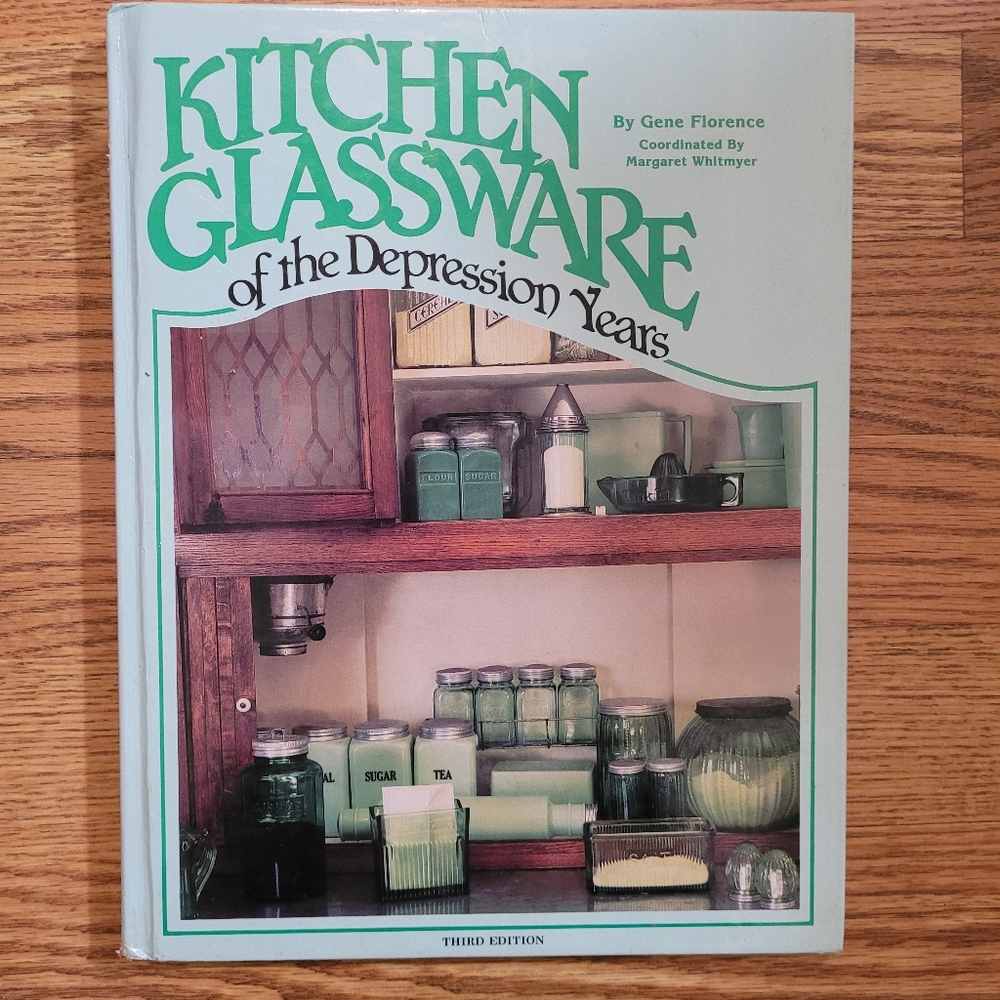 Collectors book “Kitchen Glassware of the Depression Years"